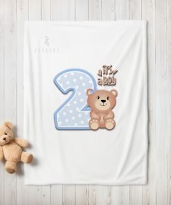 It's A Boy Baby Blanket Wrapping Sheet