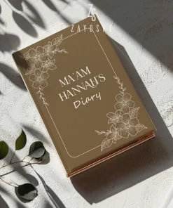 Personalized Floral Teacher Diary