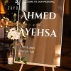 Acrylic Wedding Sign Board