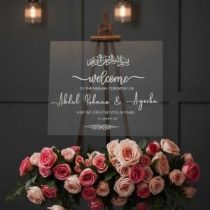 Nikkah-Welcome-Acrylic-Sign-Board