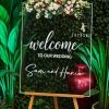 Personalised Arcylic Welcome Board Signage