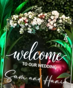 Personalised Arcylic Welcome Board Signage