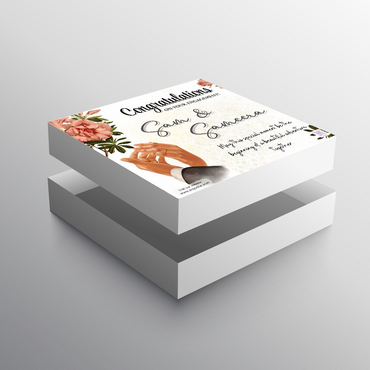 Personalised Engagement Congratulations Gift Box - Image 2