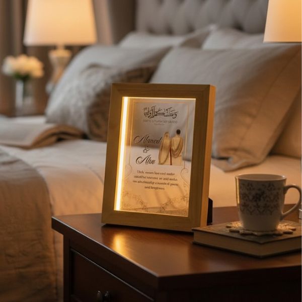 Islamic-Wedding-Personalised-Frame-Lamp