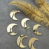 Ramadan Moon Glass Decoration Tag