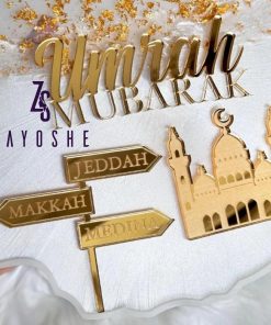 Umrah Mubarak Cake Topper