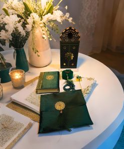 Alternative view of Emerald Green Quran and Tasbih Gift Set