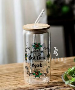 Floral Ramadan Kareem Tumbler