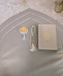 Grey Velvet Prayer Mat