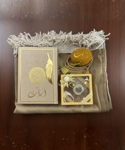 Luxury Velvet Prayer Gift Set with Personalized Quran & Accessories