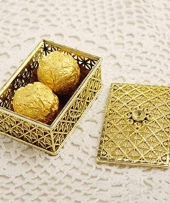 Alternative view of Luxury Gold Favor Box