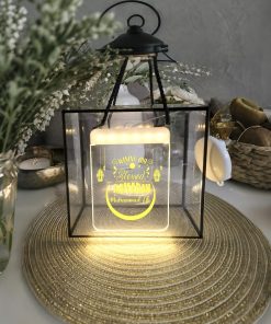Personalized Ramadan Blessings Lantern LED Light Gift Hamper
