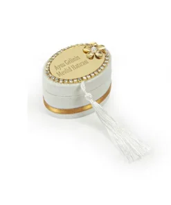 Personalized Velvet Box Ramadan Favors-White