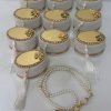 Personalized Velvet Tasbeeh Box Ramadan Favors-White