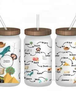 Prophets of Islam Glass Tumbler