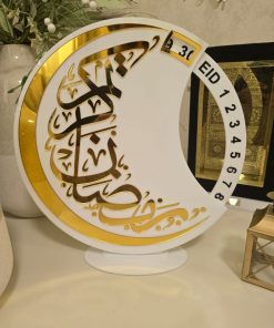 Crescent Countdown Ramadan Calendar-White