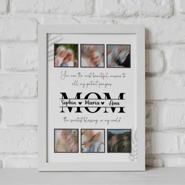 Best Mom Mother’s Day Wall Frame Best Mom Mother’s Day Wall Frame