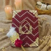 Elegant Nikkah Box with Customized Nikkah Certificate-RED