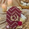 Elegant Nikkah Box with Customized Nikkah Certificate-RED