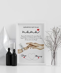 Mama's Love Personalized wall frame