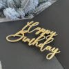 Acrylic Happy Birthday Cake Topper