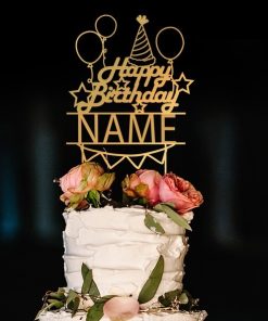 Custom Acrylic Birthday Cake Topper