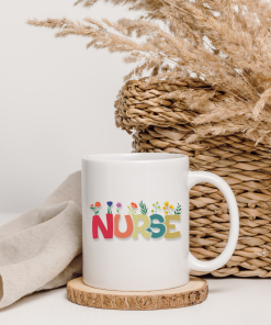 Nurse Floral Mug