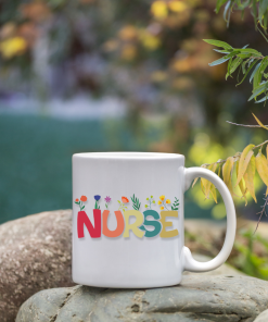 Nurse Floral Mug