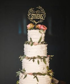 Personalized Mr & Mrs Wedding Cake Toppe