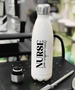 Stainless Steel Nurse Water Bottle - Love & Inspire