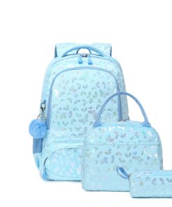 Butterfuly School Bag Set -Blue