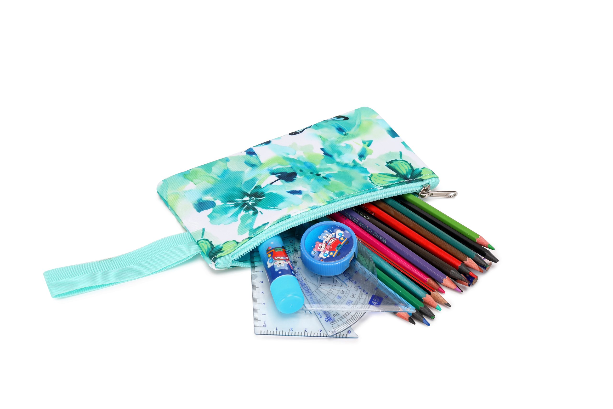 Green Butterfly school bag set