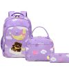 Moon Bear School Bag Set- purple
