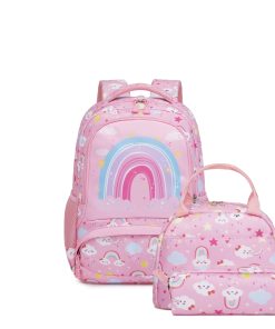 Pink Rainbow Scholl Bag