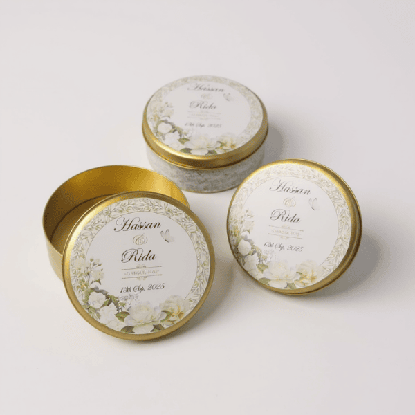 Customized Wedding Sweet Tin Boxes Dubai, UAE