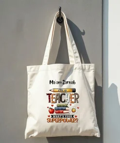 Personalized Teacher's day tote bag in Dubai, UAE