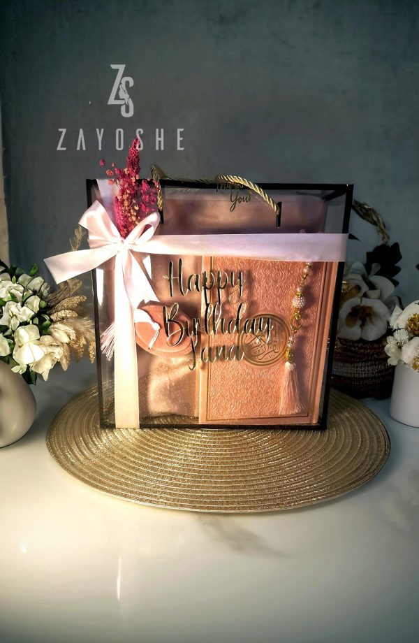 Transparent PVC Hamper Bag with Black Border