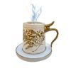 Teacup Bakhoor Incense Burner – White