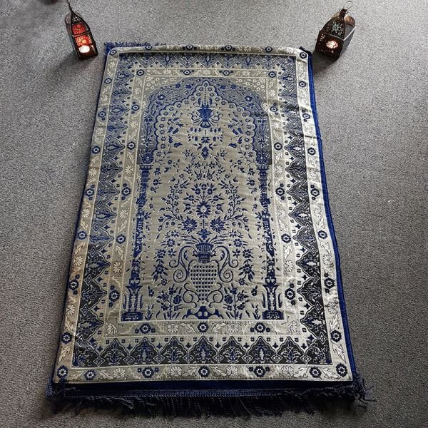 Sundus Comfortable Prayer Mat Blue