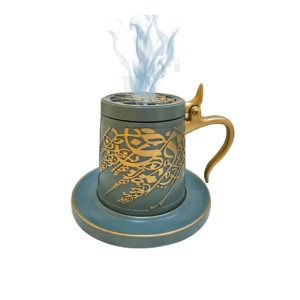Teacup Bakhoor Incense Burner – Green