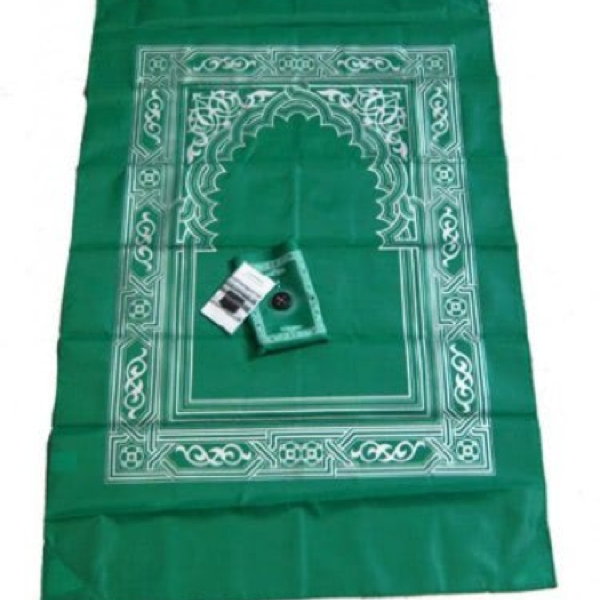 Travel Prayer Rug with Compass