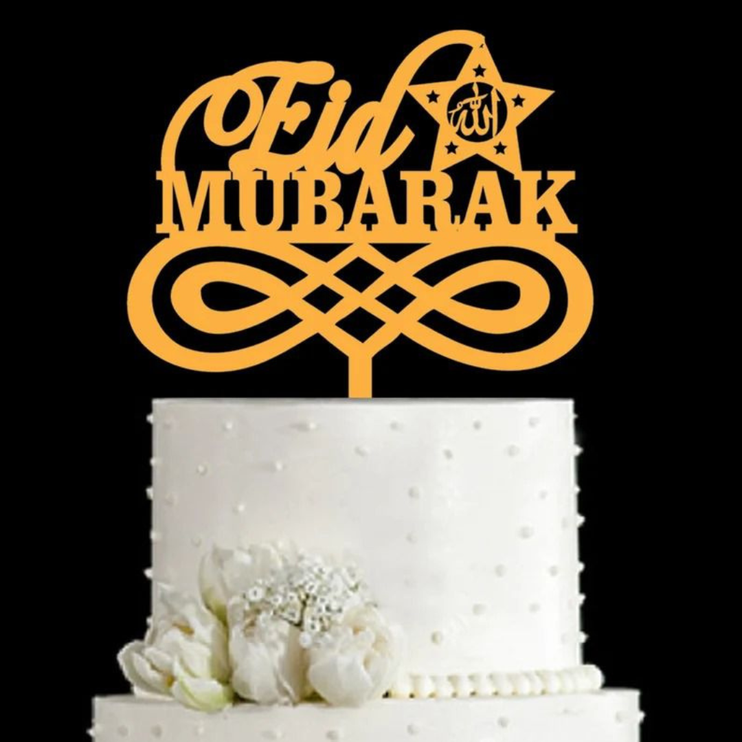 Acrylic Eid Mubarak Cake Topper - Cakes gift from ZAYOSHE in Maleha Street, Sharjah, UAE - image 3