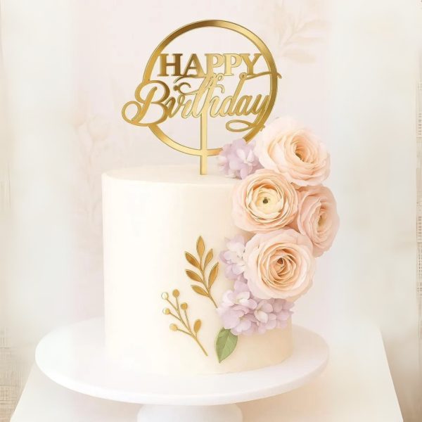 Acrylic-Happy-Birthday-Cake-Topper Acrylic Happy Birthday Cake Topper