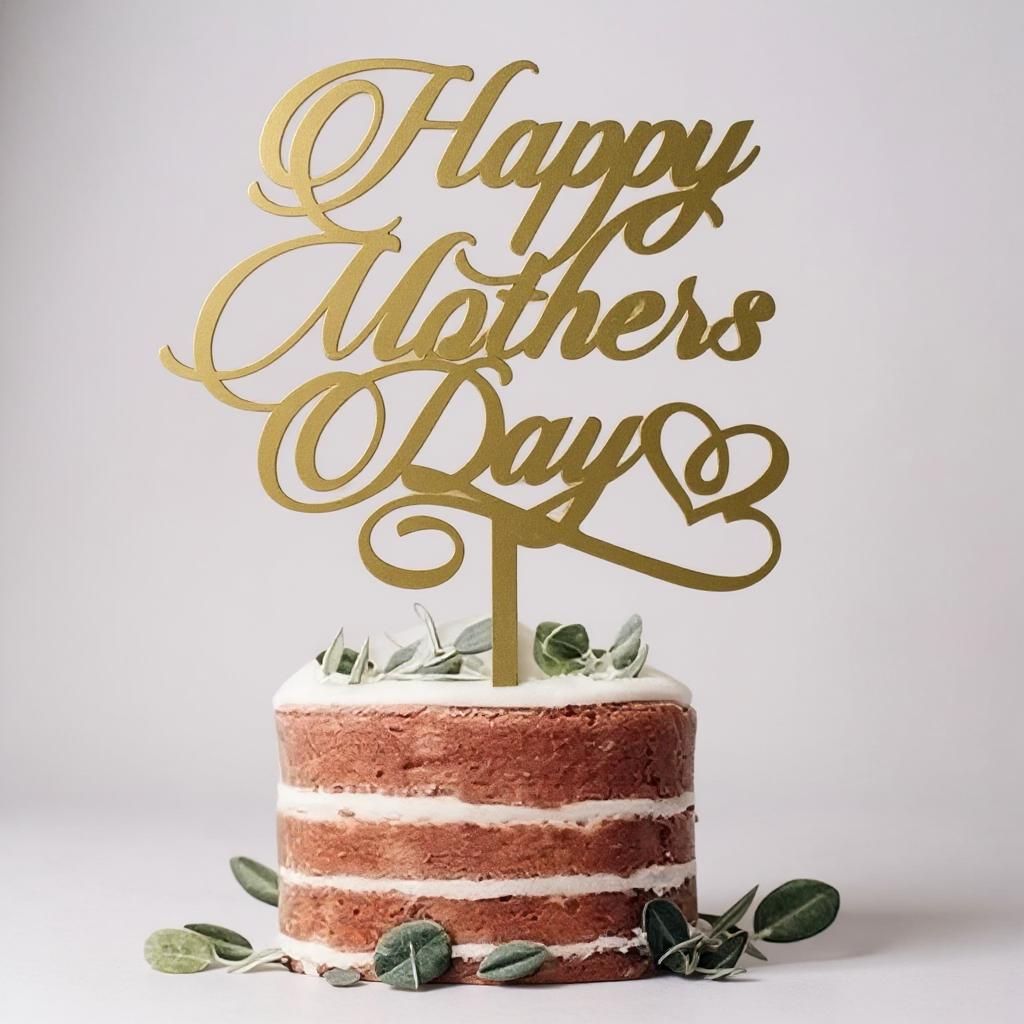 Acrylic Mother’s Day Cake Topper - Cakes gift from ZAYOSHE in Maleha Street, Sharjah, UAE