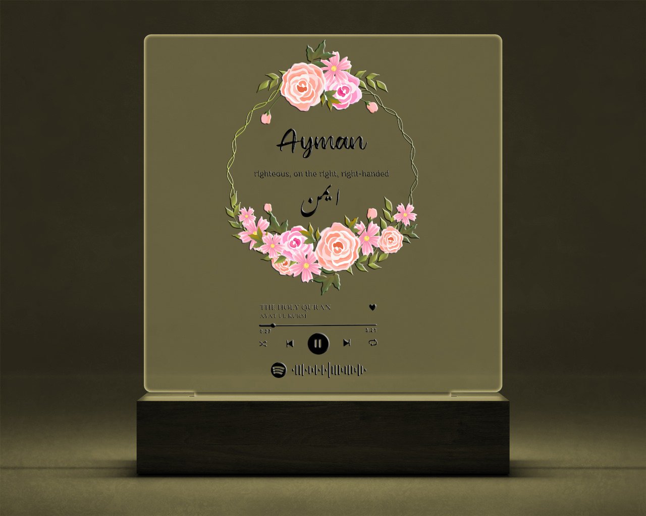Acrylic Personalized Night Light - Gifts gift from ZAYOSHE in Maleha Street, Sharjah, UAE - image 3