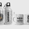 Aircraft Dad Engineer Water Bottle & Mug Set