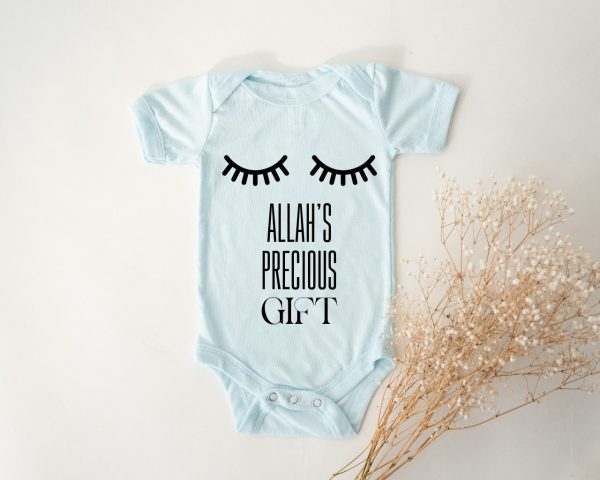"Allah's Precious Gift" Baby Romper