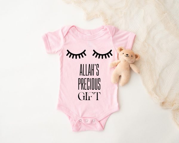 "Allah's Precious Gift" Baby Romper