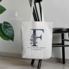 Alphabet Letter Tote Bag