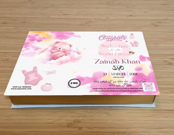Baby Girl Chocolates Box
